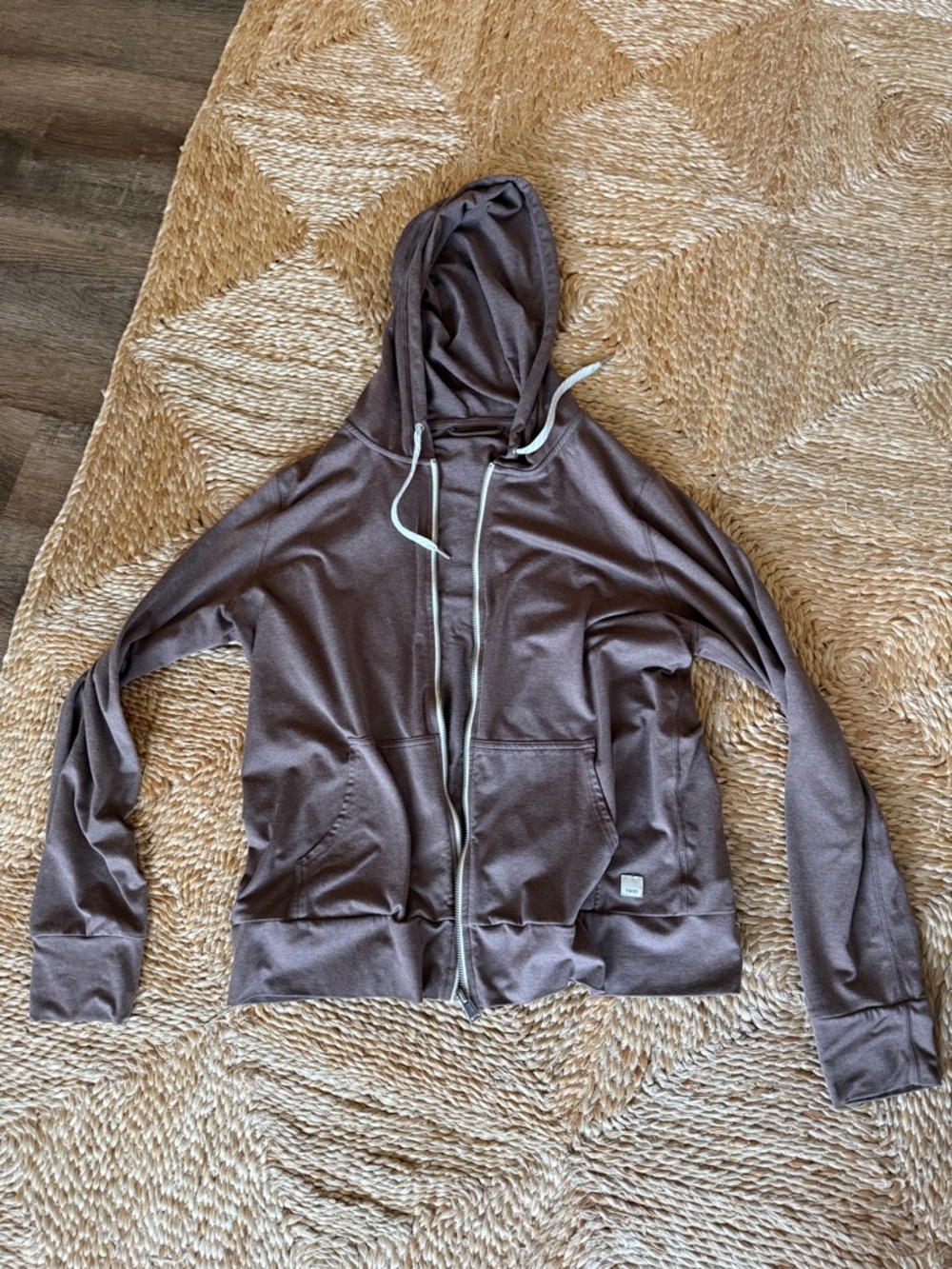 Brown Vuori halo performance hoodie - Picture 2 of 6